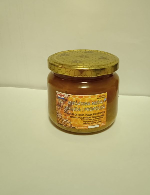 Mješavina meda, peluda i propolisa 450 gr